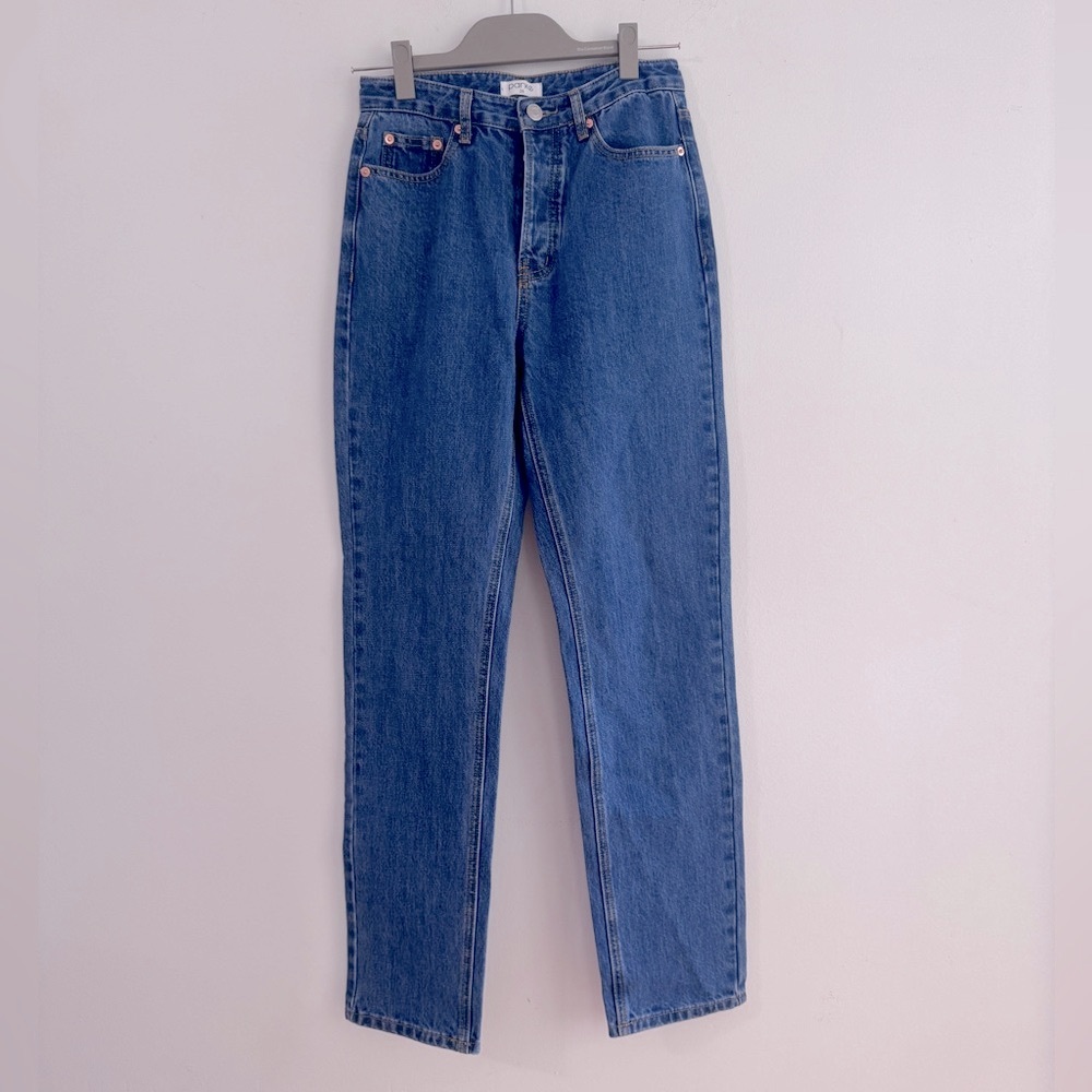 Women's Straight Leg Blue Jeans